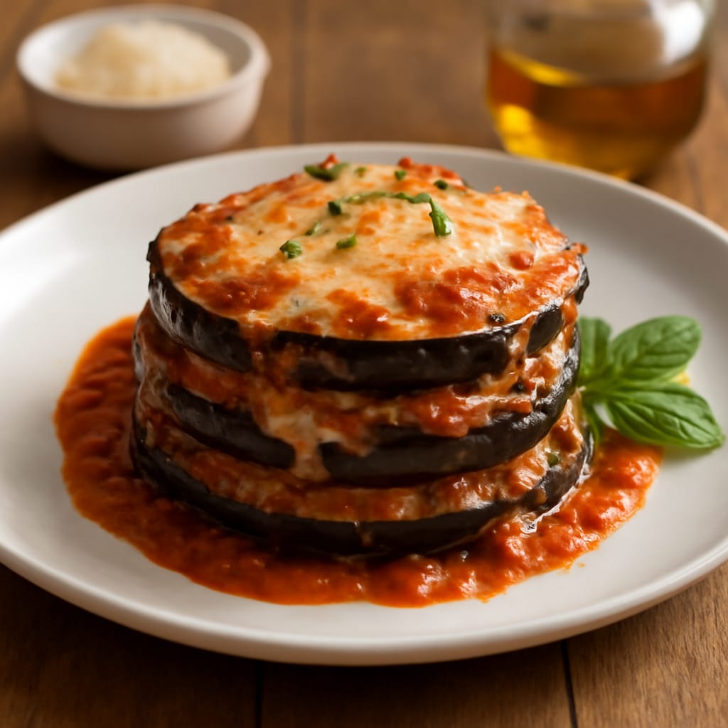 Berenjenas a la parmesana ligeras