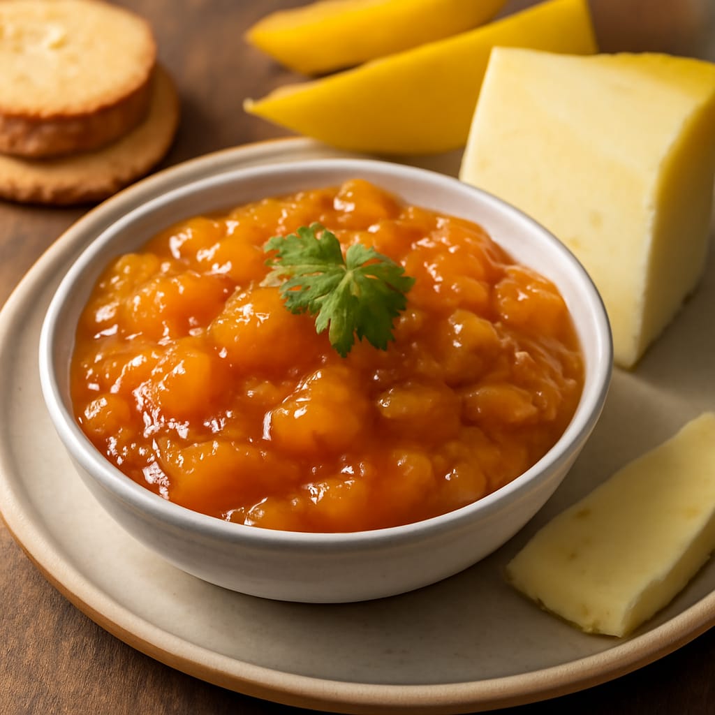 Chutney de mango para acompañar quesos