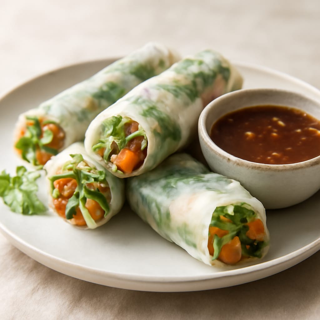Rollitos primavera veganos
