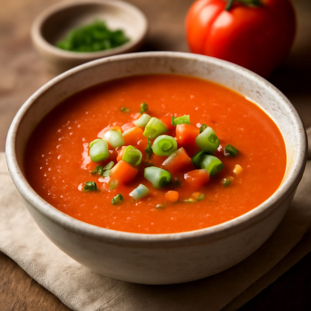 Gazpacho clásico de tomate