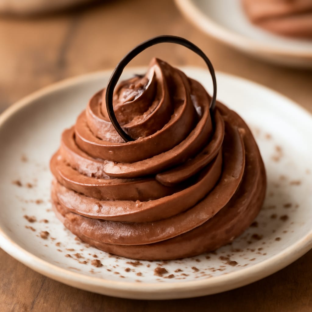 Mousse de chocolate ligero