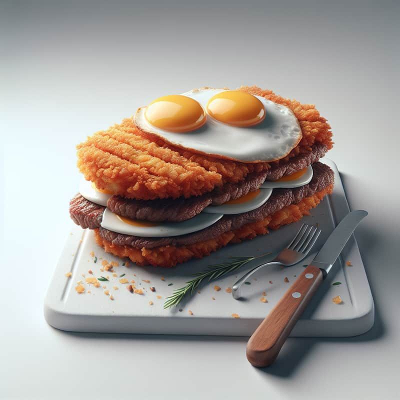 Milanesa a Caballo