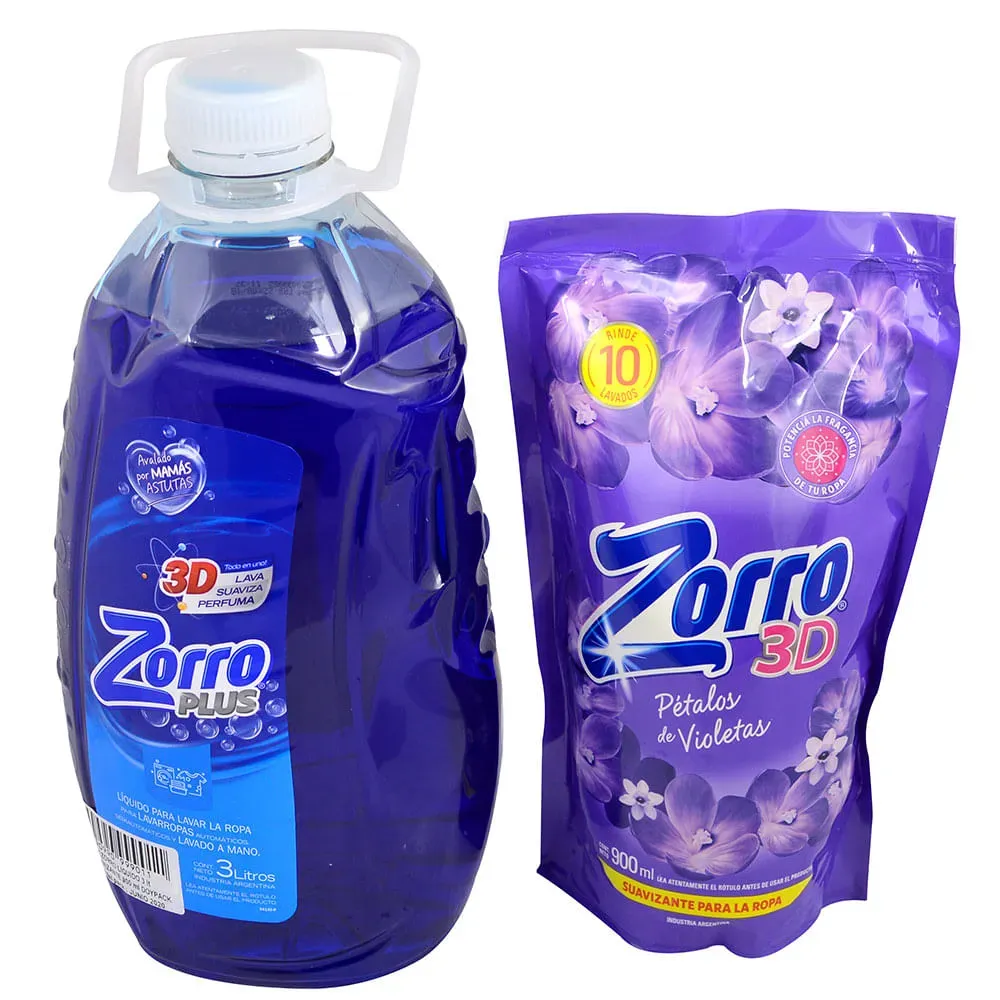 Detergente Líquido Zorro 900&nbsp;ml